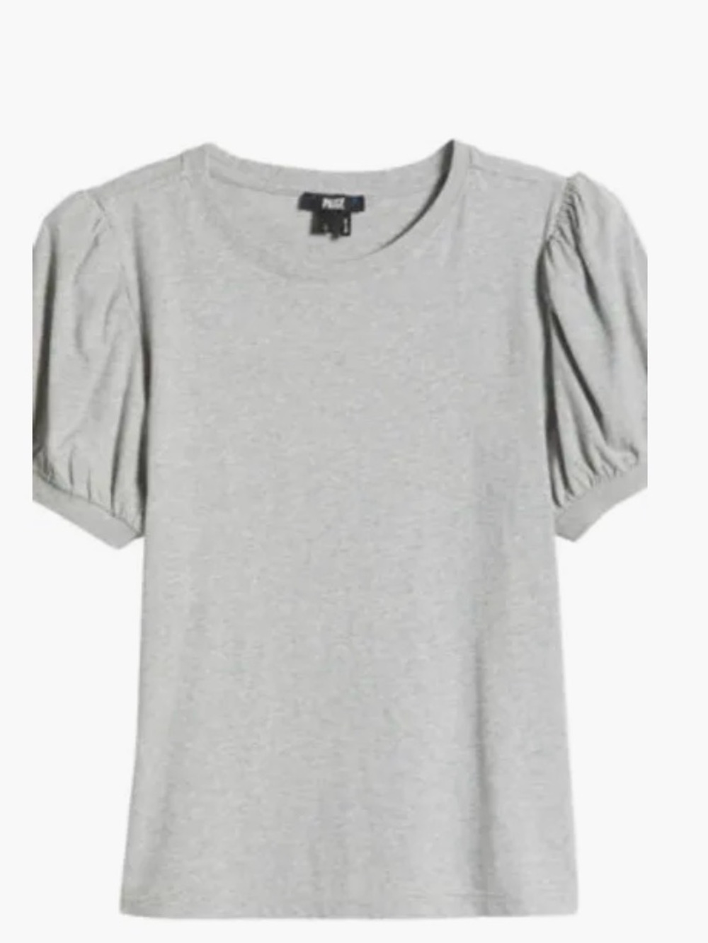 PAIGE Matcha puffed-sleeve cotton-jersey T-shirt